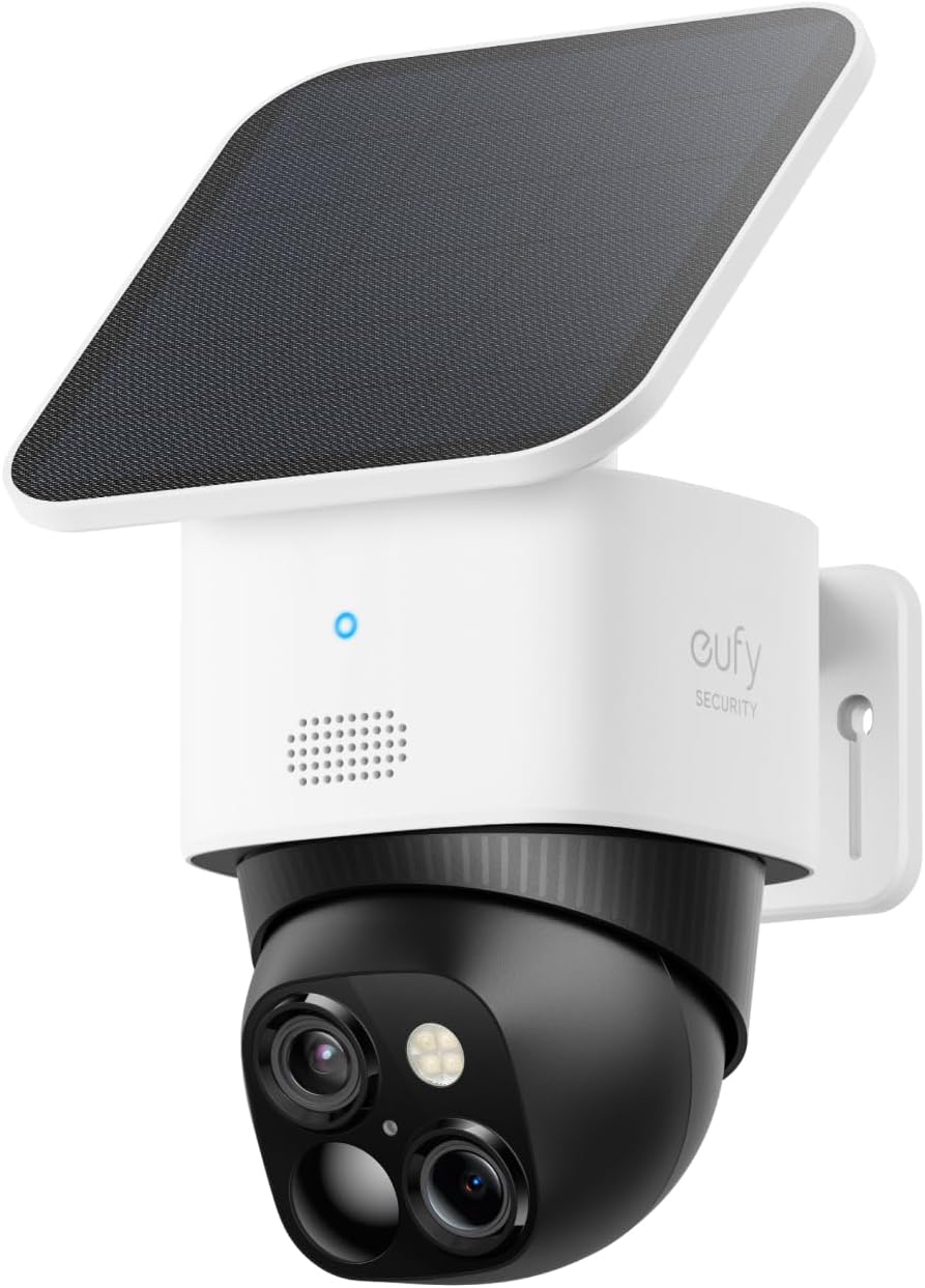 Home Security No Monthly Fee - Caméra de sécurité solaire à double