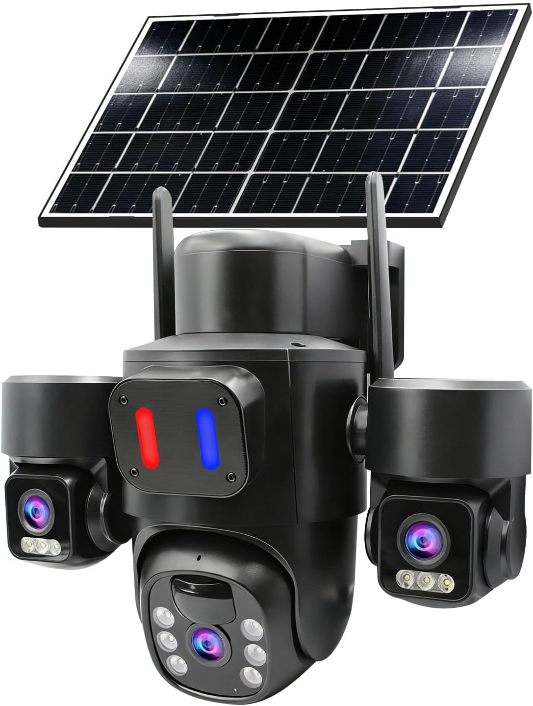 Home Security No Monthly Fee - Caméra de sécurité solaire extérieure avec