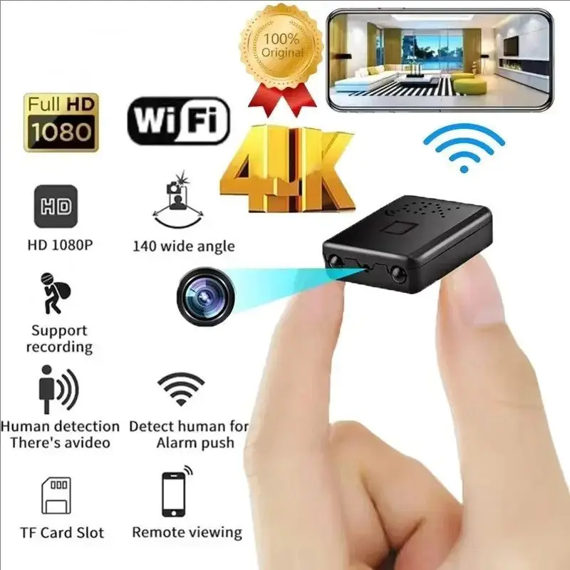 Home Security Recorder - Mini caméra XD Full HD 4K