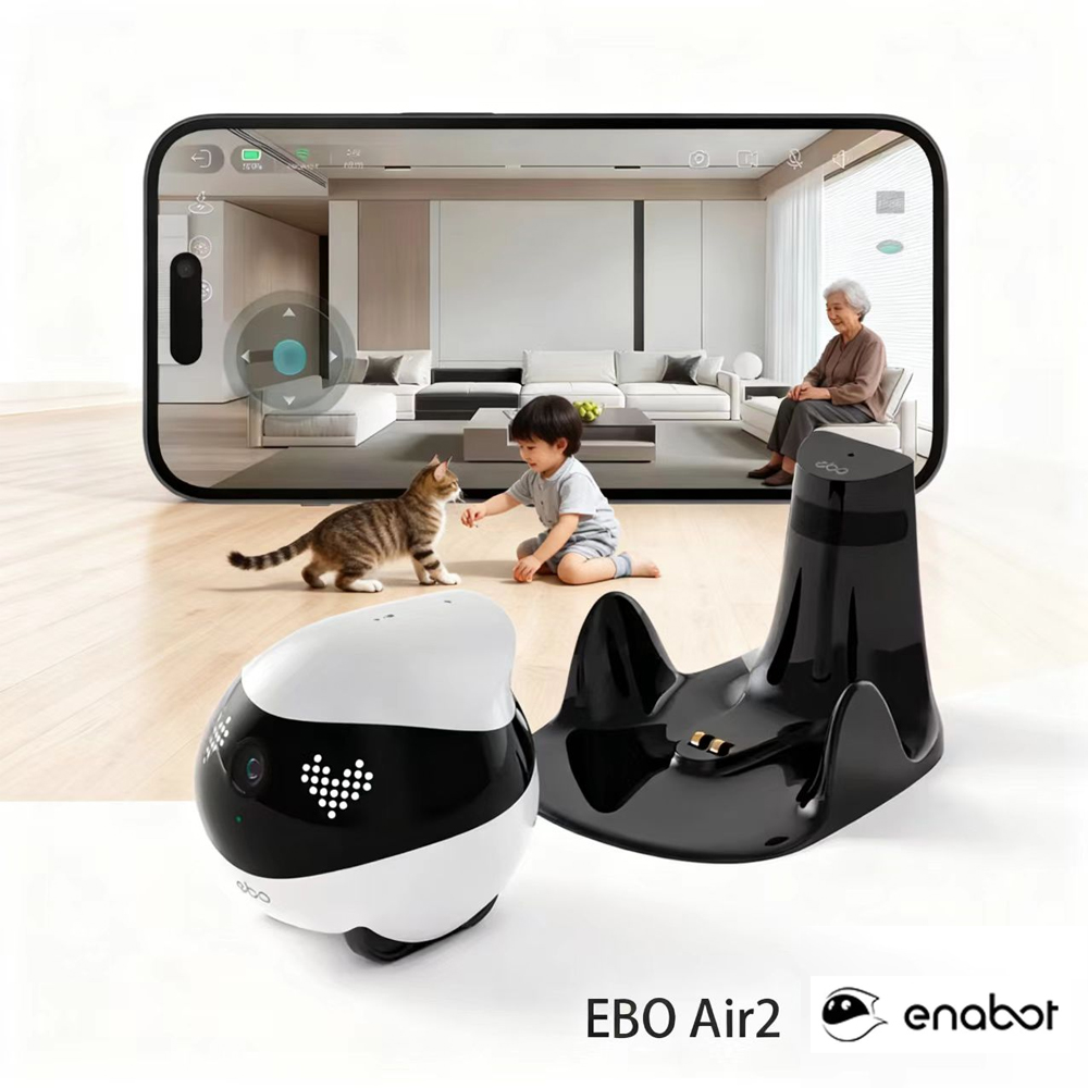 Enabot EBO AIR 2 compagnon Rob - Home Security Robot avis et prix