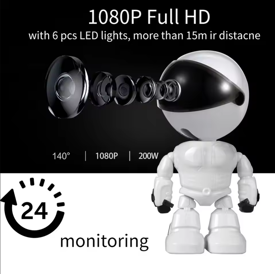 Caméra IP WiFi robot intellige - Home Security Robot avis et prix