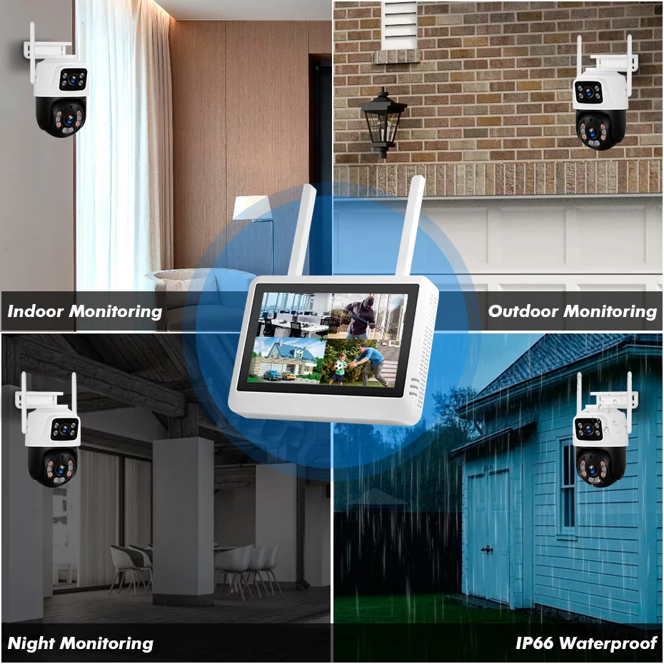 Système de sécurité NVR sans f - Home Security Kit avis et prix
