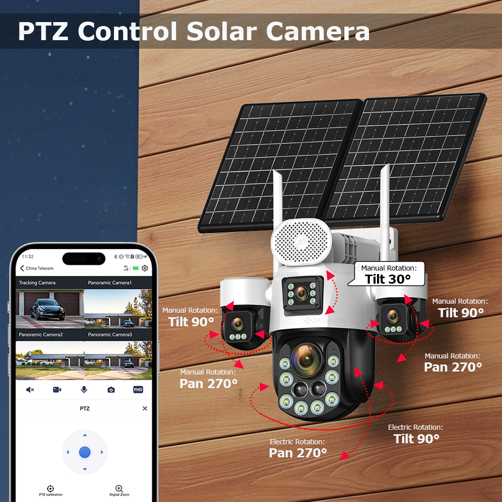 4 objectifs extérieurs 360° °  - Home Security Tips avis et prix