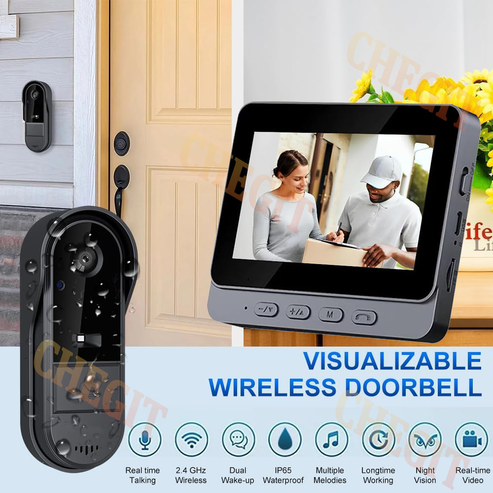 Sonnette Wifi sans fil avec ca - Home Security Tips avis et prix
