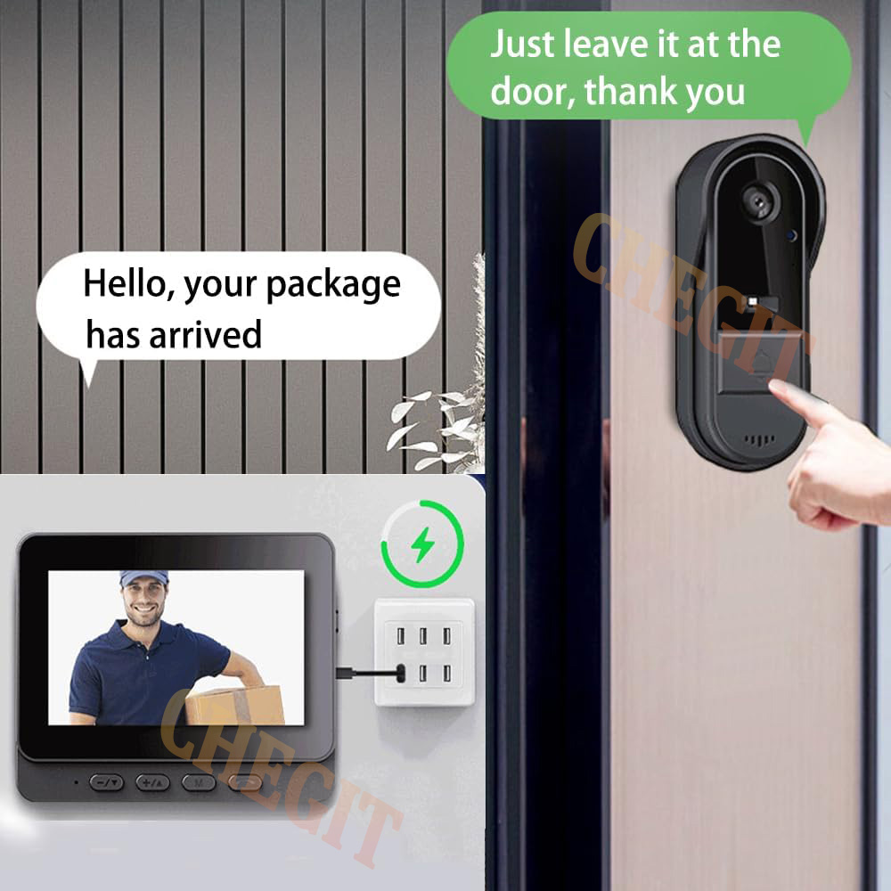 Sonnette Wifi sans fil avec ca - Home Security Tips avis et prix