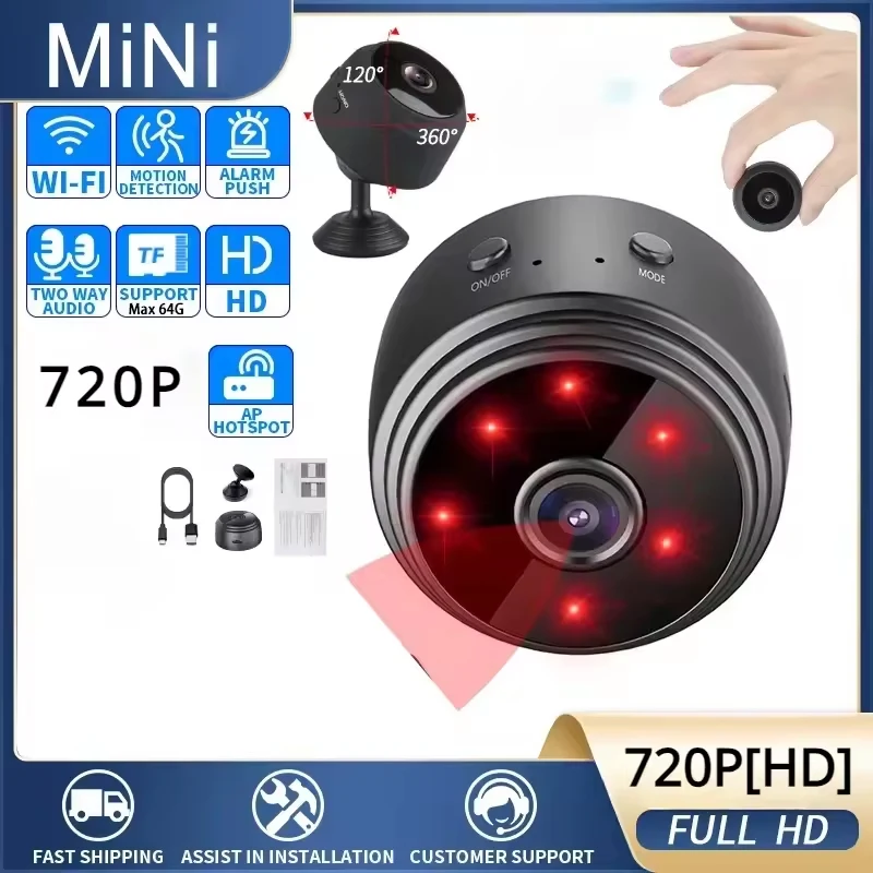 Caméra WiFi sans fil A9 Mini,  - Home Security Recorder avis et prix