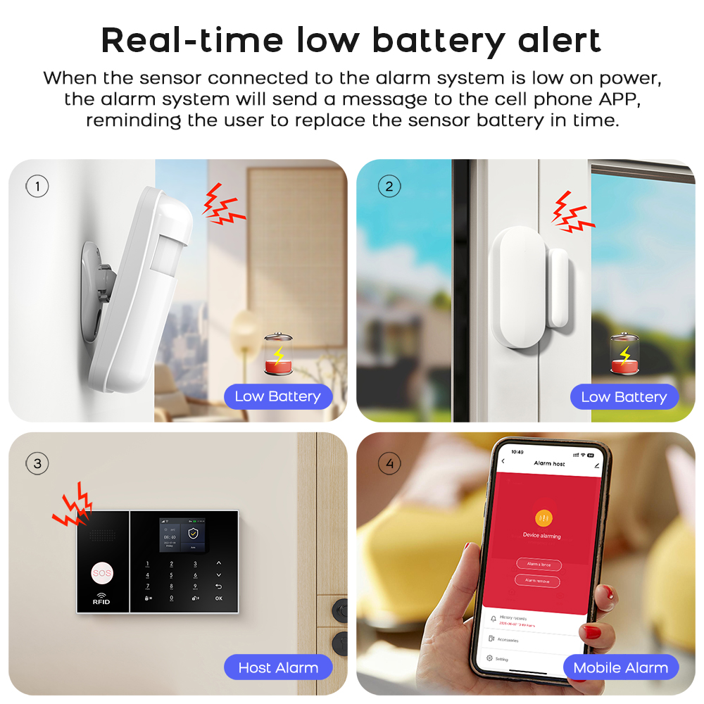 Système d'alarme intelligent p - Home Security No Monthly Fee avis et prix