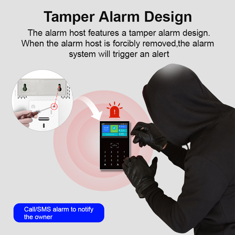 Système d’alarme GSM WiFi mais - Home Security No Monthly Fee avis et prix
