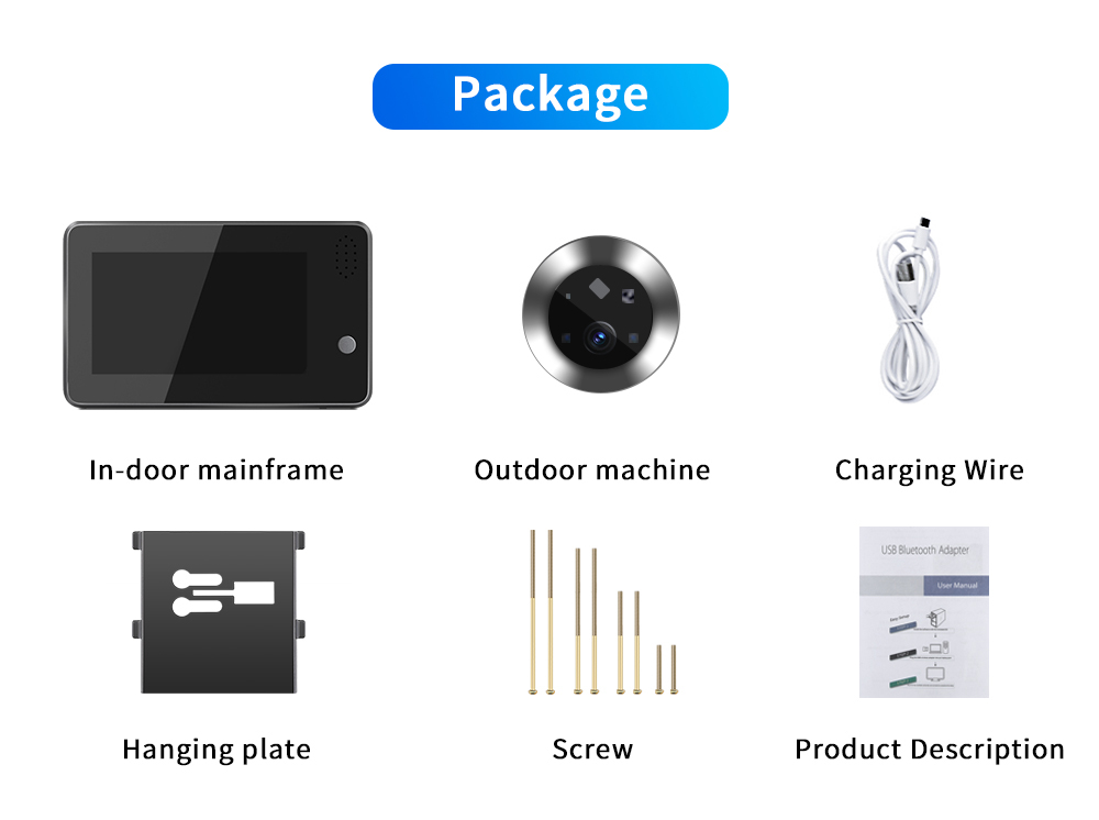 Sonnette WiFi Tuya Smartlife 4 - Home Security Video Cameras avis et prix