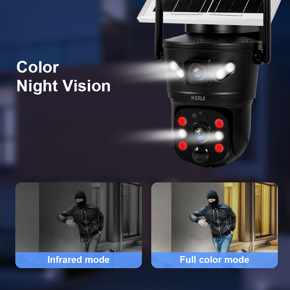 KERUI Caméra solaire extérieur - Home Security Video Cameras avis et prix