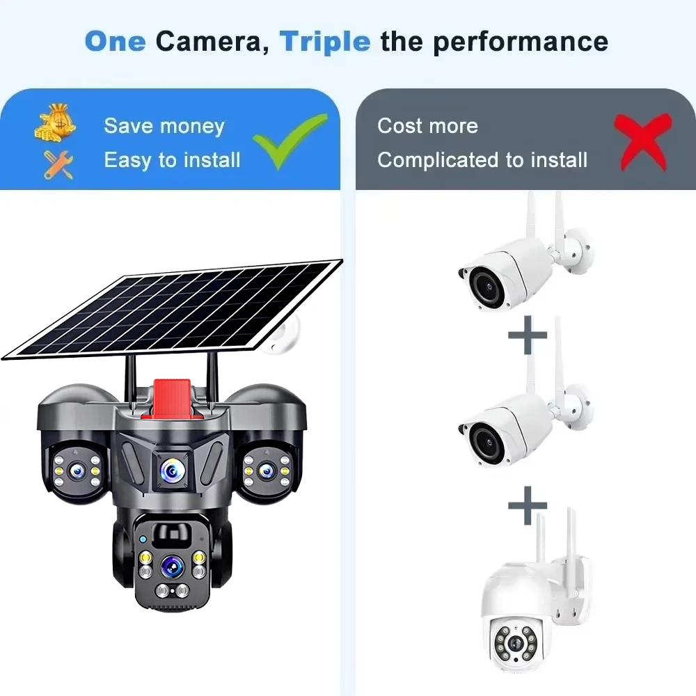 KERUI V380 Pro extérieur PTZ 6 - Home Security Brand avis et prix