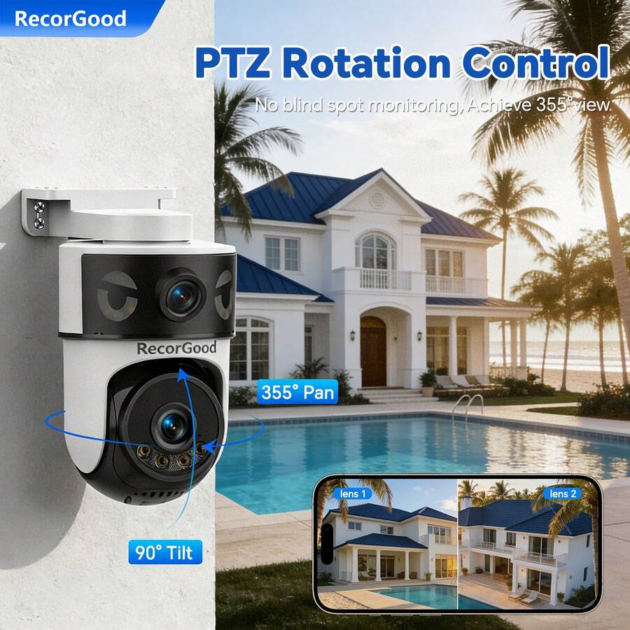 Caméra de sécurité sans fil Re - Home Security No Monthly Fee avis et prix