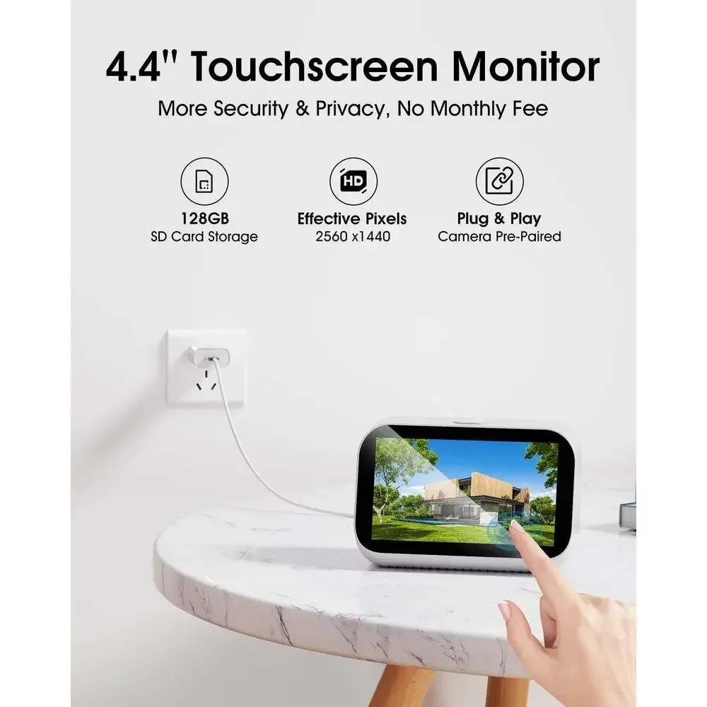 Caméras de sécurité solaires 2 - Home Security No Monthly Fee avis et prix