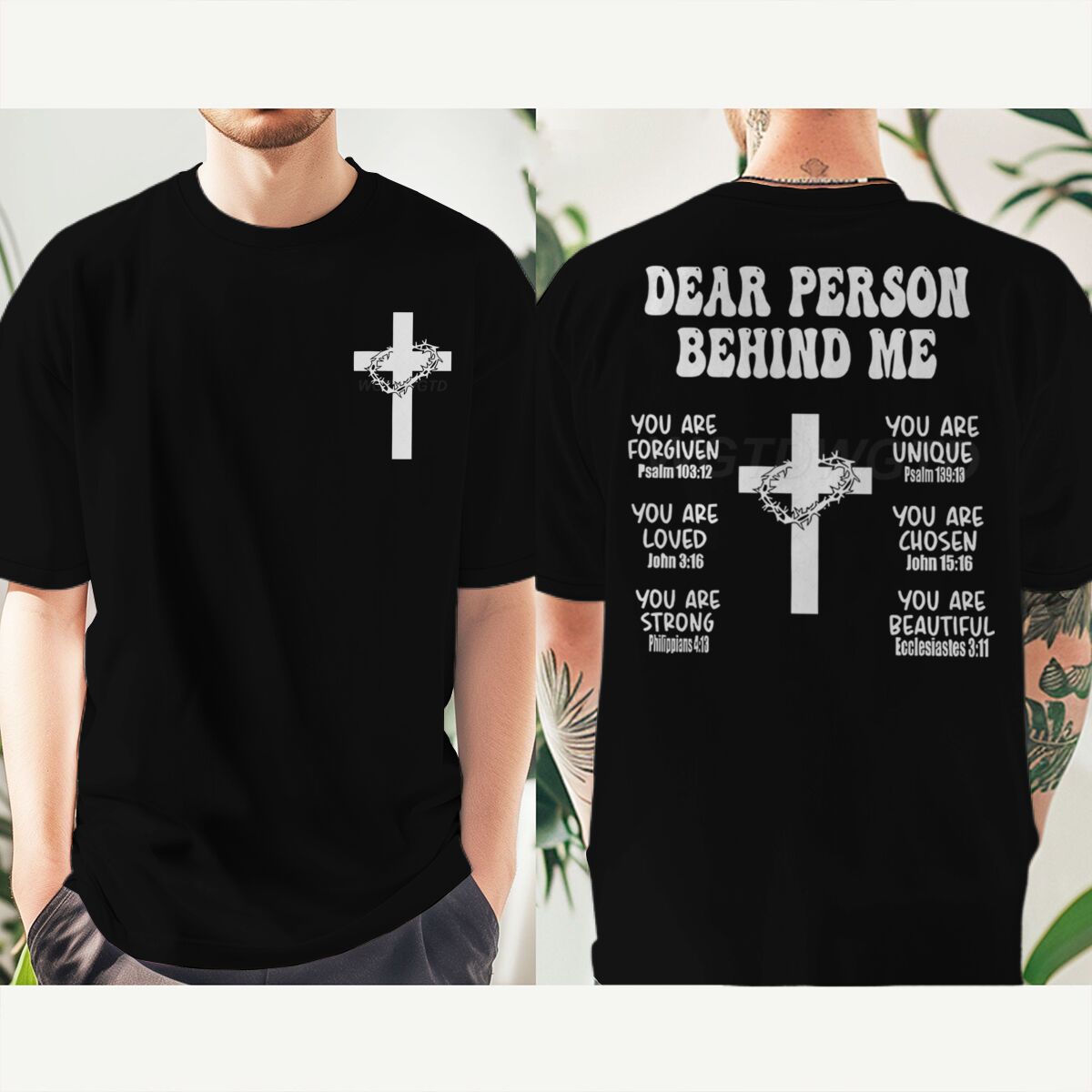 T-shirt avec verset biblique c - Home Security Companies Near Me avis et prix