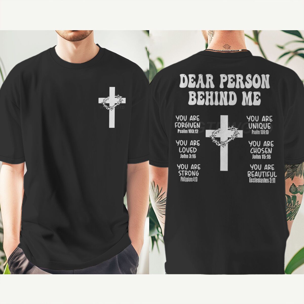 T-shirt avec verset biblique c - Home Security Companies Near Me avis et prix