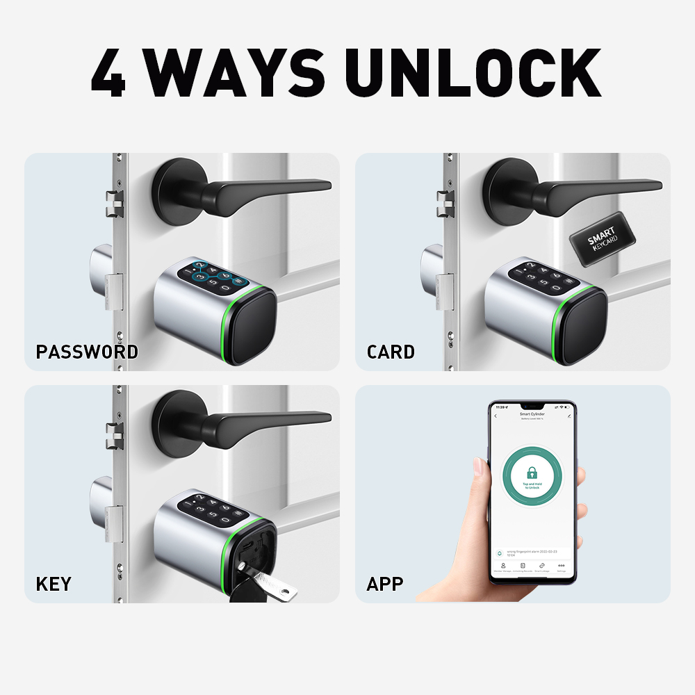 Serrure à cylindre intelligent - Home Security Brand avis et prix