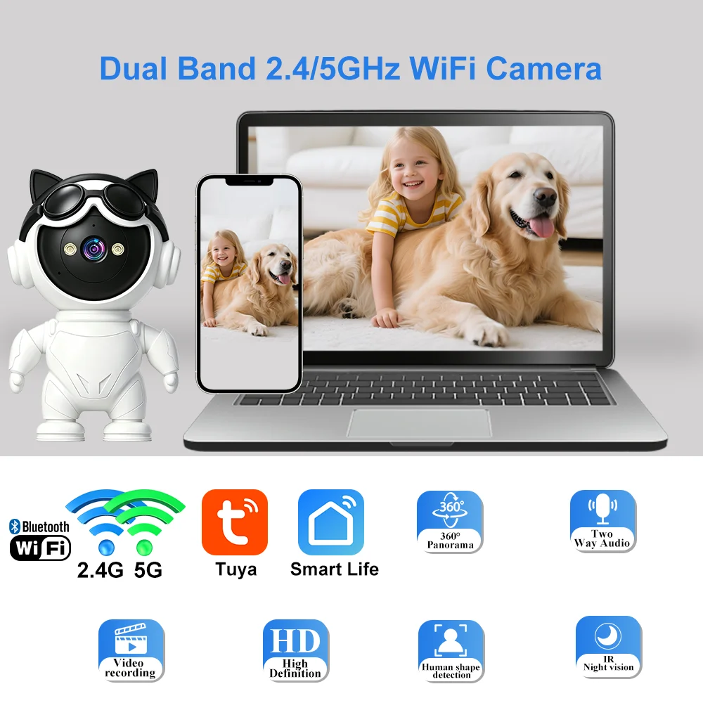 Caméra IP sans fil intelligent - Home Security Robot avis et prix